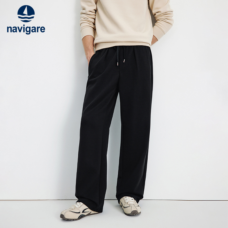 Navigare一体绒通勤厚款卫裤