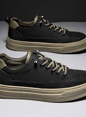 春男休闲鞋帆布鞋2026新款透气大尺码45软底46板鞋士47百0208k