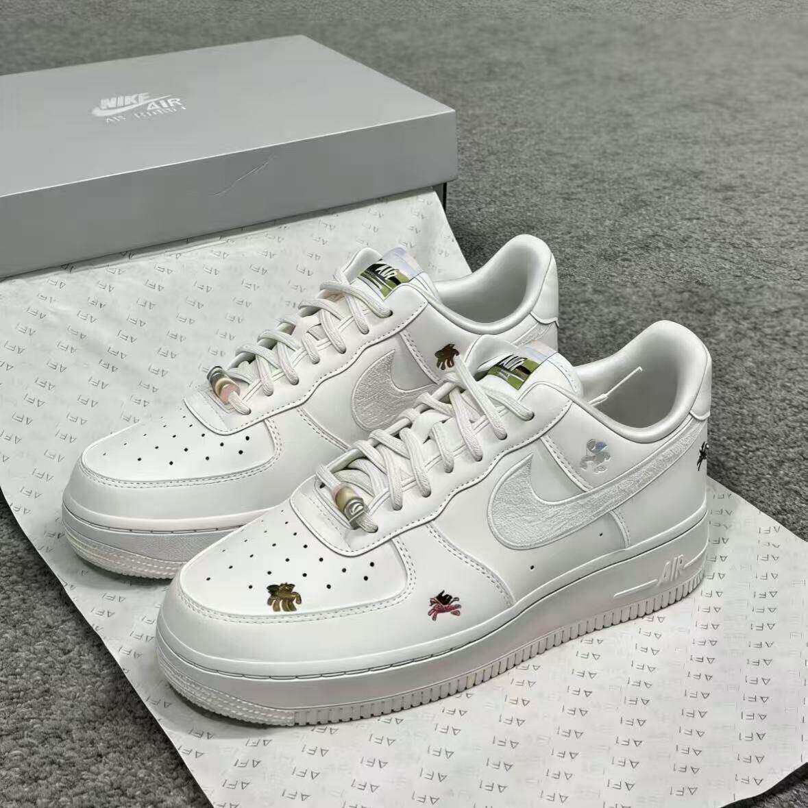 Nike Air Force 1正品耐克空军一号复古板鞋透气低帮休闲女鞋