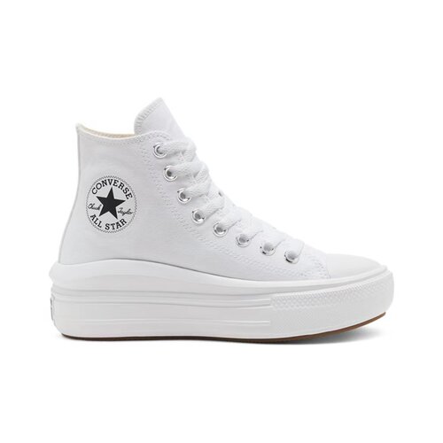 Converse All star Move正品匡威云朵厚底增高白色帆布鞋568498C