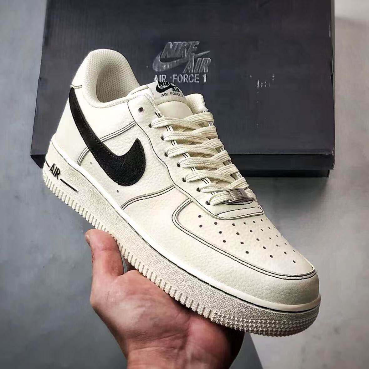 正品耐克AIR FORCE 1空军一号男夏季平底柔软运动休闲板鞋HQ2037