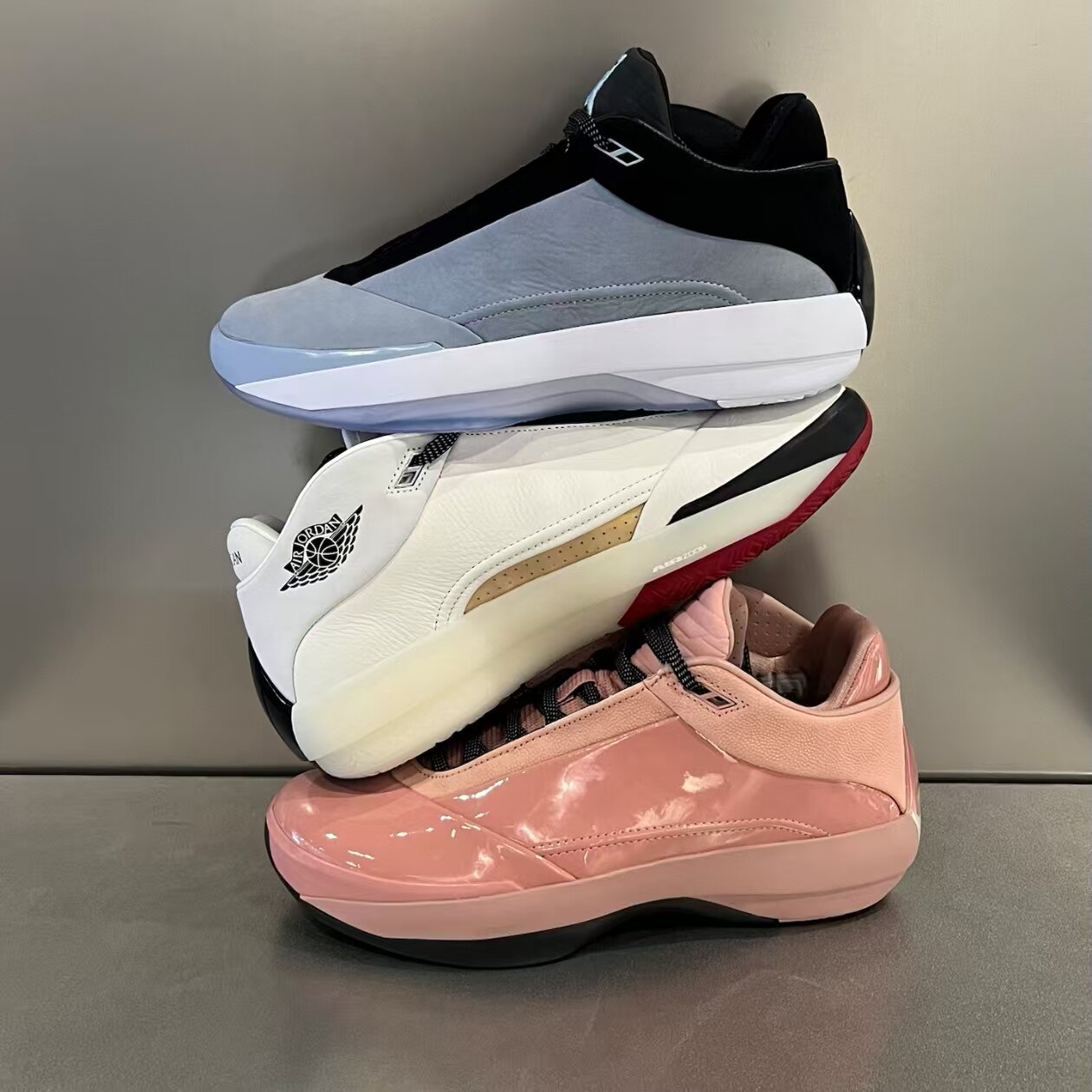 耐克正品Air Jordan 40实战全掌气垫实战篮球鞋粉色HM9932-600