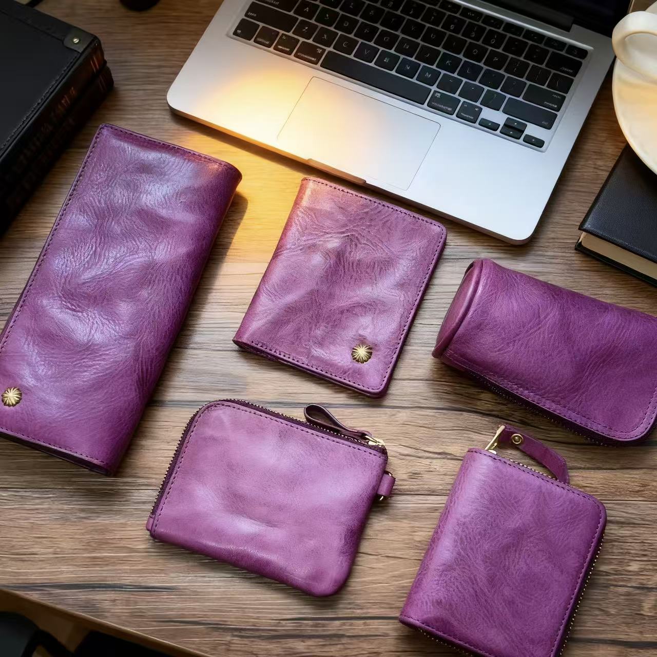 moze真皮通用简约送礼钱包