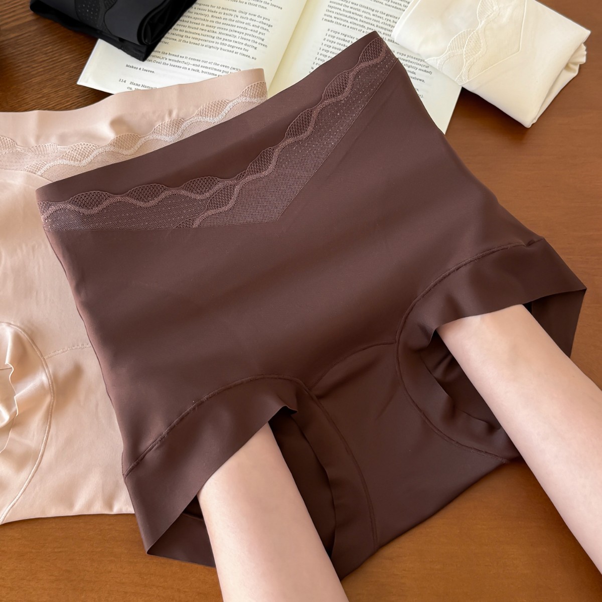 无痕收腹提臀高腰塑身美体裤