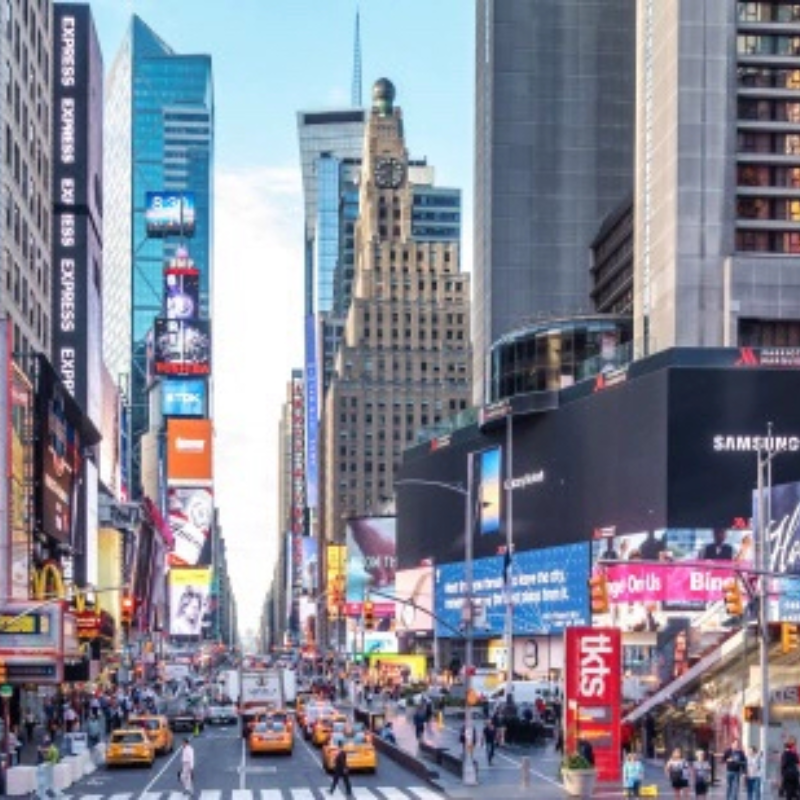 美国纽约时代广场大屏 TSX大屏单机位专拍链接