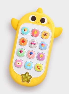 现货韩国babyshark鲨鱼宝宝音乐手机玩具儿童智能电话韩语童谣9首