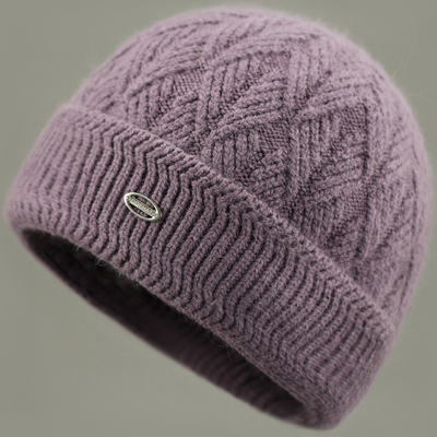 酷属中老年人保暖加绒加厚帽