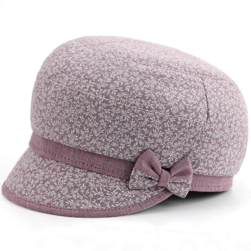 新款妈妈鸭舌帽中老年人春秋帽