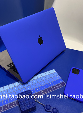 SHELL丨MacBook苹果笔记本Air13保护壳14寸M4克莱因蓝pro16/15Max