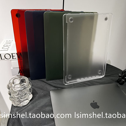 SHELL丨适用于MacBook苹果笔记本Air13超薄保护壳M4Pro14寸防指纹雾面壳M2pro16Max15/13寸透明电脑壳简约套