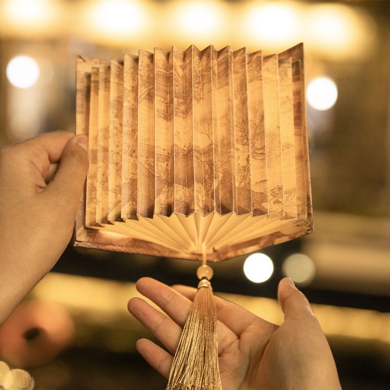 中国风创意折叠书灯材料包