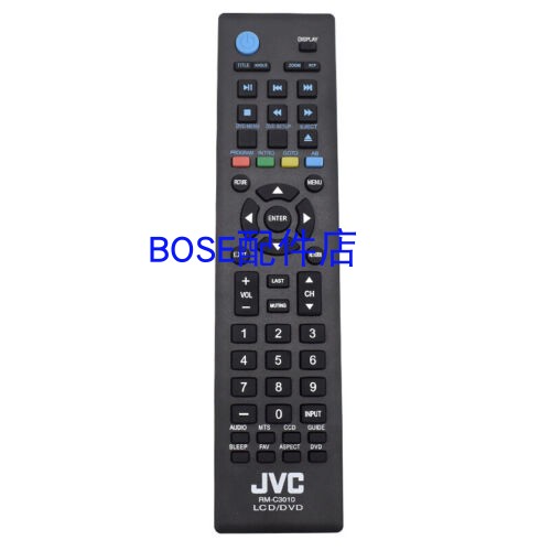 原装Jvc/杰伟世RM-C3010遥控器适用于DVD LT-32DE74电视机黑色 影音电器 遥控器 原图主图