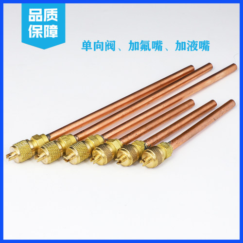 精品焊接式冰箱冰柜加氟口加液嘴接头针阀单向阀雪种检修口针阀头