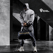 Monster 勇者无畏系列男子天丝绒连帽套头宽松运动卫衣 Guardians