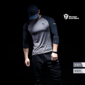 长袖 男子轻量速干训练健身修身 高弹运动T恤 Guardians Monster