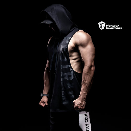 monsterguardians男黑色背心