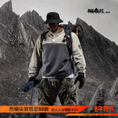 Monster Guardians 男子280G摇粒绒户外锁温高领宽松休闲运动卫衣