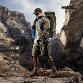 Monster Guardians户外防泼水防风透湿加绒运动夹克外套男登山春