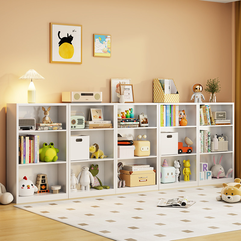 钢制书架落地多层夹缝转角书柜儿童卧室客厅书房家用铁艺置物架子,住宅家具,书架,淘宝优惠券,粉丝福利购,淘宝优惠卷