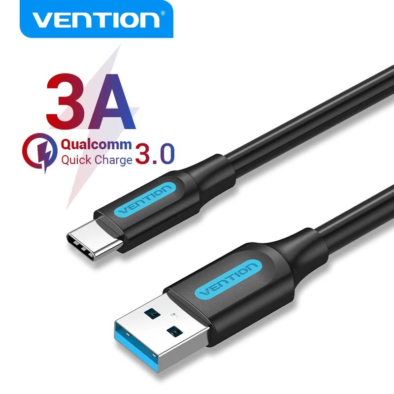 USB Type C Cable 3A Quick Charging USB 3.0 Cable for Samsung Galaxy S10 S9 Huawei P20 10 Pro Type-C