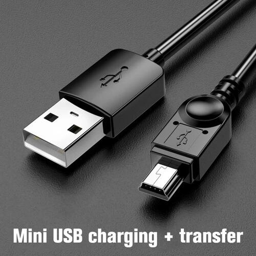 USB 2.0 5Pin Mini USB to USBA Quick Data Charger Power V3 Cables For Car DVR GPS TV PS3 HDD Mobile H