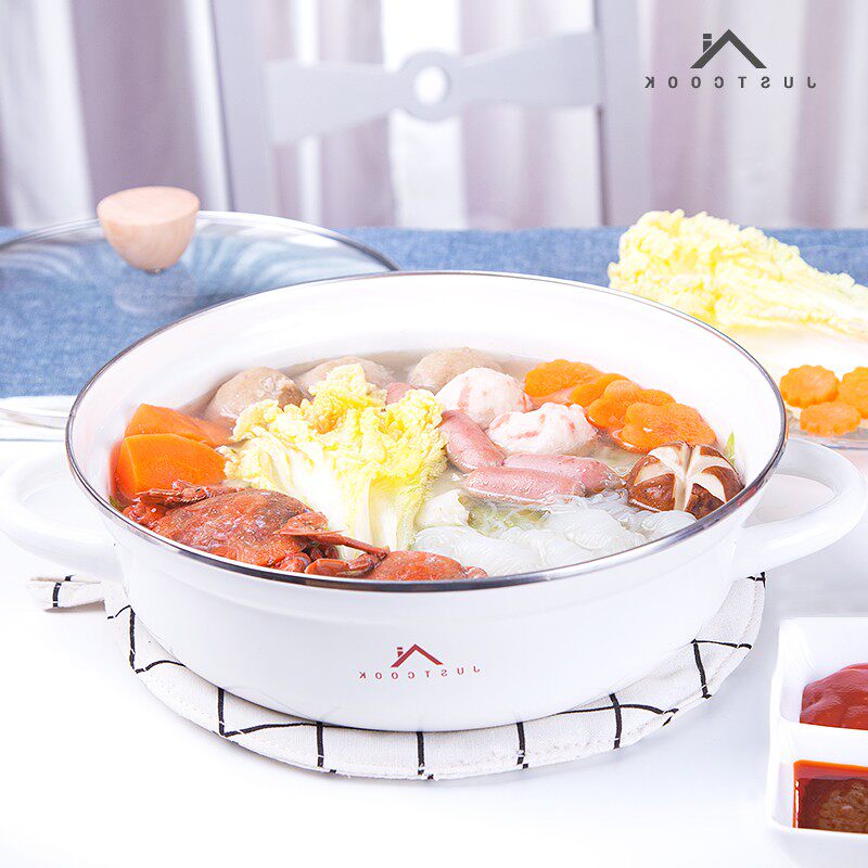 jx Carlsberg kitchen Enamel Japanese 24cm thickening Enamel pot Hot Pot Binaural Enamel Soup pot Stew pot electromagnetismin the Kitchen/Cooking utensils , Cooking utensils , Cookware/Pot/Kettle , Stockpot  category - from Buy2taobao.com to provide professional Taobao agent buy service