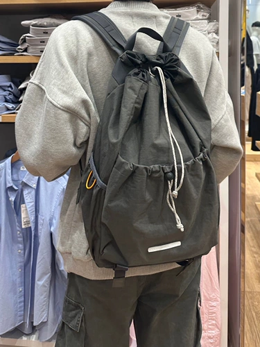 Рюкзак подходит для мужчин и женщин, ранец, сумка для путешествий для путешествий для скалозалания, в корейском стиле, Южная Корея, на шнурках, подходит для студента