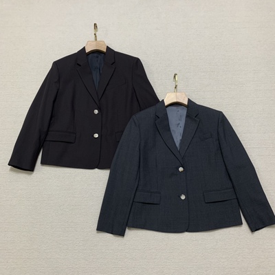 [Good Wool]Th2025新品女装小个子羊毛混纺两粒扣短西装 O0701101