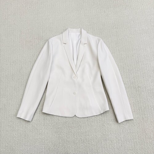 Th同款高定 2026春夏新款女装 薄款三醋酯混纺两粒扣西装Q0109103