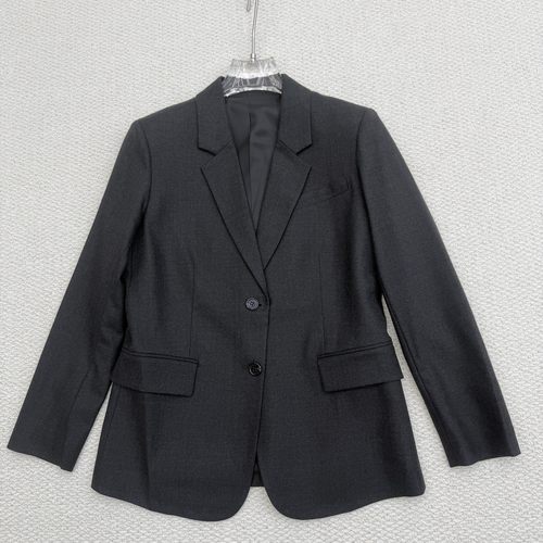 Th 2025秋冬新品女装 羊毛法兰绒两粒扣廓形休闲西装 P0801105