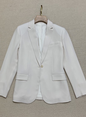 [经典延续]Th春夏新品三醋酸经典一粒扣收腰西装外套J0709113