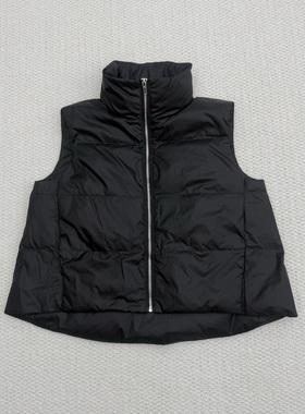 Th同款 2025秋冬新品女装 立领拉链羽绒鸭绒马甲 O0907410