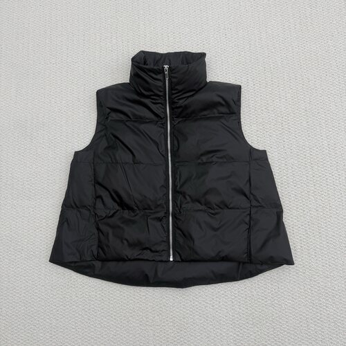 Th同款 2025秋冬新品女装 立领拉链羽绒鸭绒马甲 O0907410