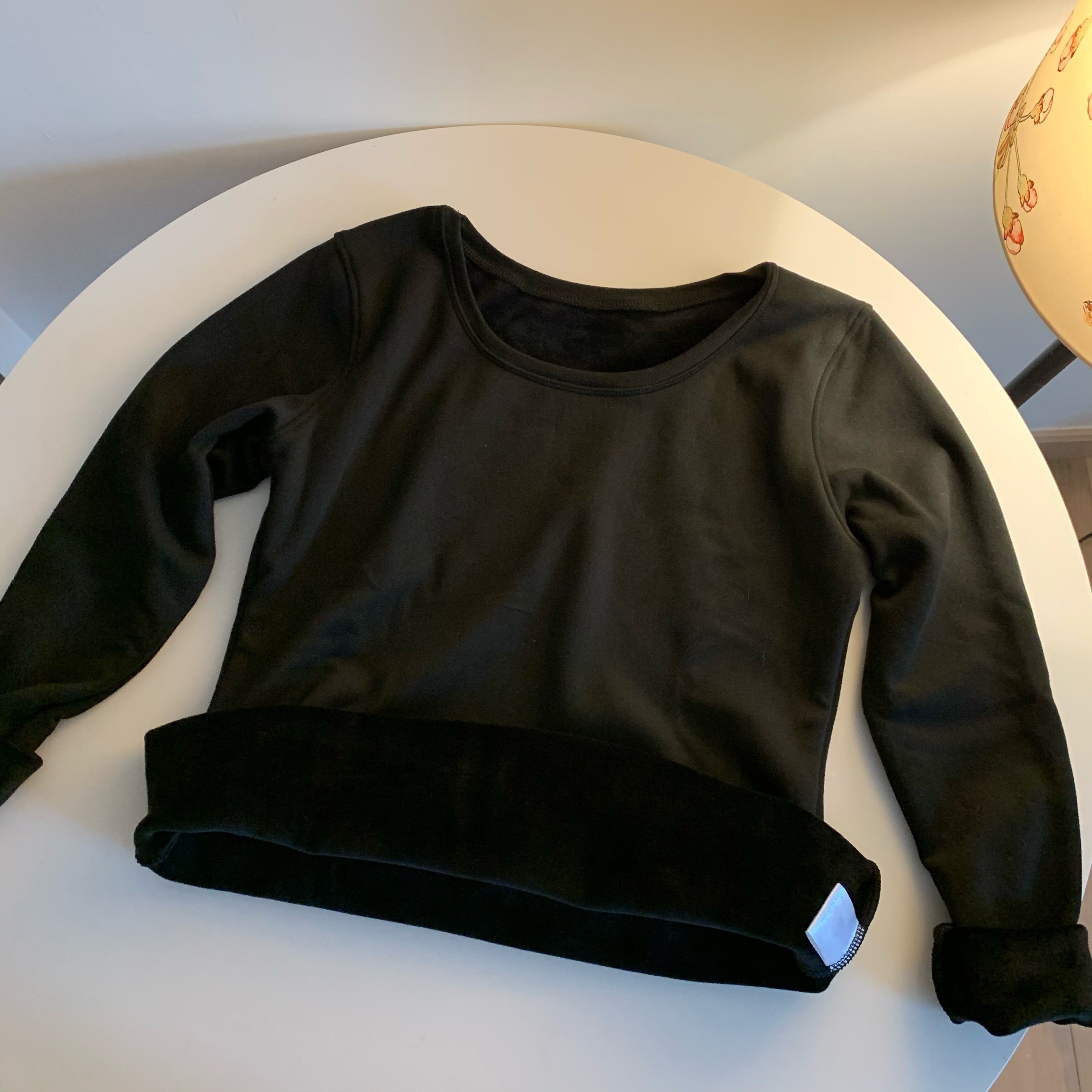 Real shooting and real price winter Korean slim fit thermal underwear women's Plush long sleeve bottom coat