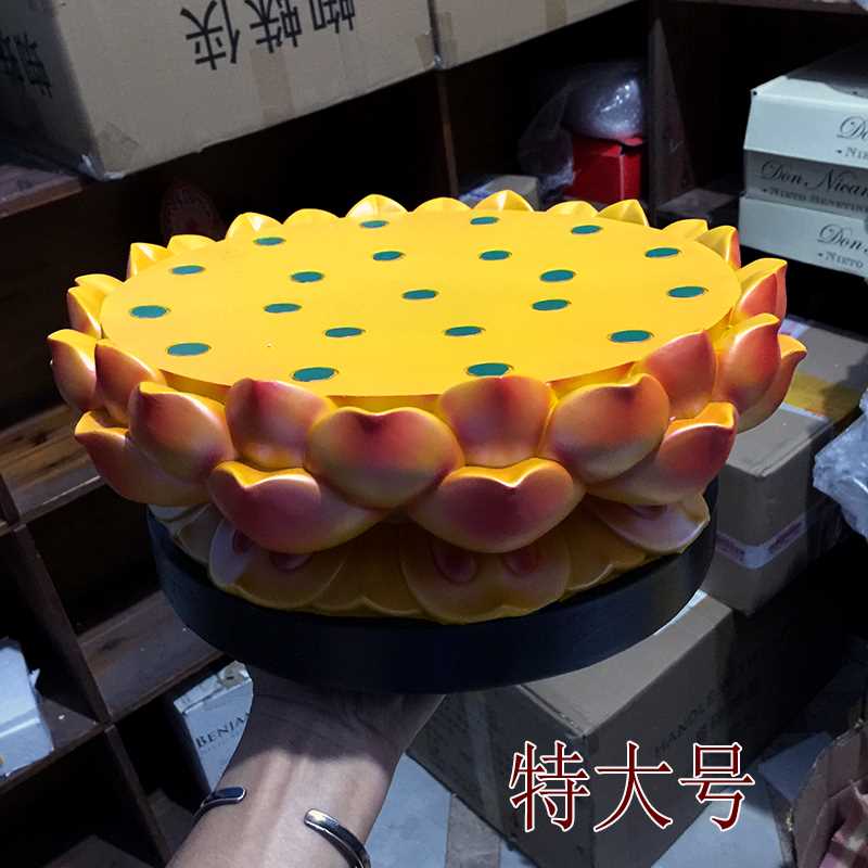 高档特大号莲花座佛像底座圆形 加高防h