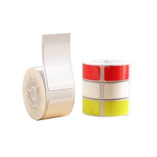 精臣D101不干胶自粘标签纯色白色彩色透明热敏贴纸niimbot防水打印纸标价纸超市商品价格价签纸衣服分类