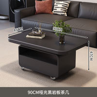 Yiyou modern minimalist style home living room small-sized sofa side creative design square movable trolley side table thumbnail 8