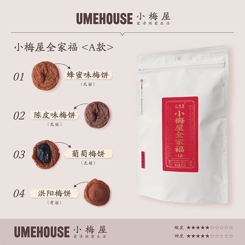 小梅屋梅子全家福A款105g