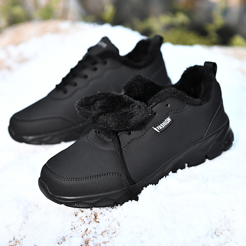 特大码男鞋45冬季加绒加厚棉鞋