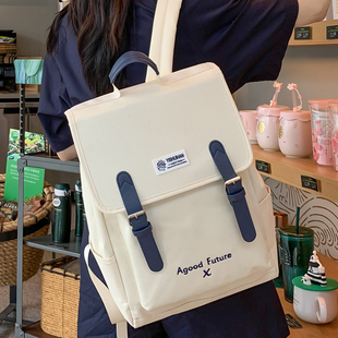 学院风小清新书包女初中生高中大学生ins风日系少女双肩包女背包