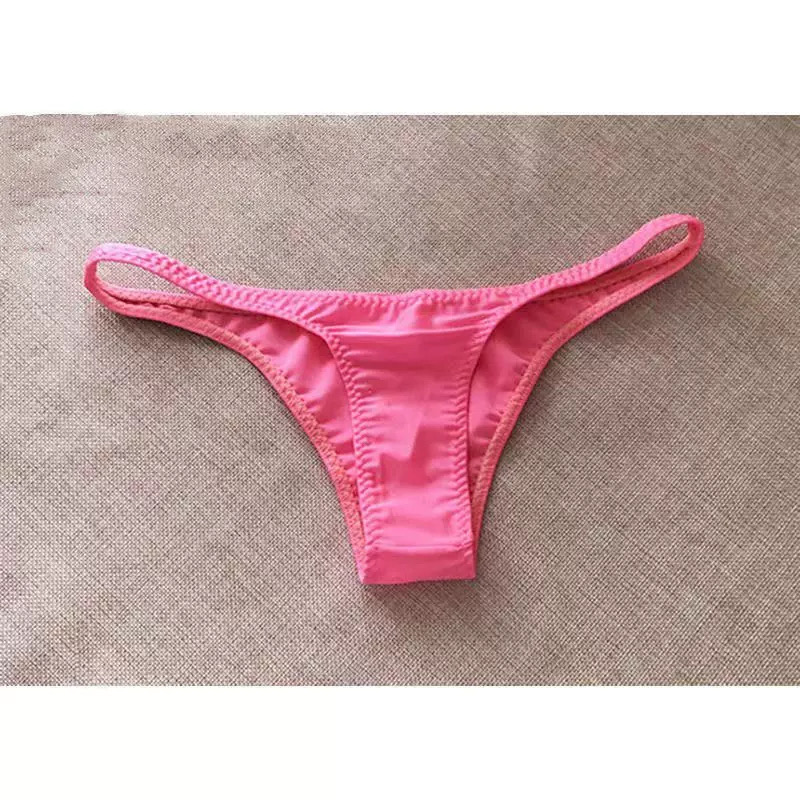 实拍新款女生低腰性感紧身女士内裤 弹力时尚小包臀丝滑女三角裤