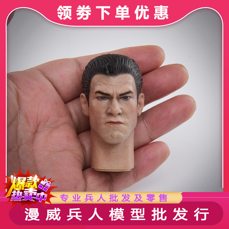 JXTOYS JX040兵人男头雕 1/6惩罚者头雕模型现货