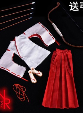现货NRTOYS 1/6 桔梗 巫女服 NR20 套装 不包含包胶女素体