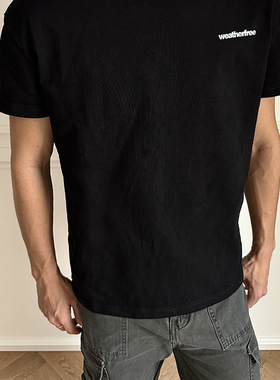 weather free春夏季男女情侣休闲正肩短袖t恤健身穿短袖