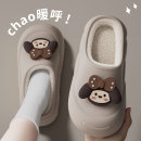 防水棉拖鞋女款2025新款秋冬季外穿加绒加厚保暖防滑家居棉拖女冬