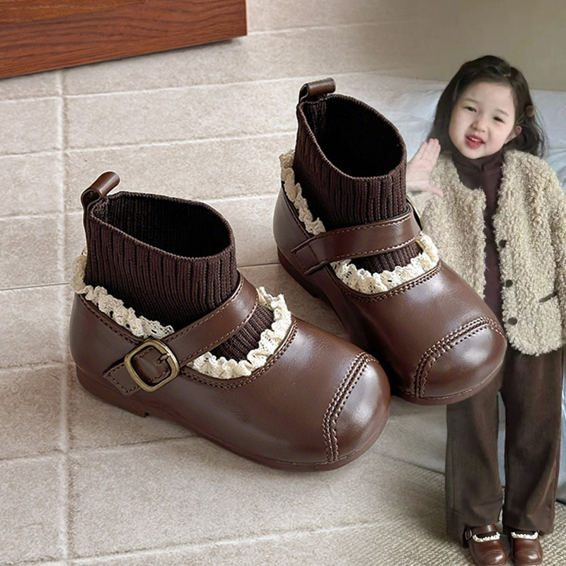 女童靴子2025冬季新款儿童短靴宝宝袜靴连袜女童靴二棉小公主棉靴,童鞋/婴儿鞋/亲子鞋,棉靴,淘宝优惠券,粉丝福利购,淘宝优惠卷