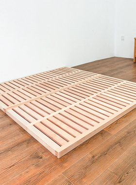 定制加厚排骨架榉木床板排骨架铺板实木通用床板原木进口sup级