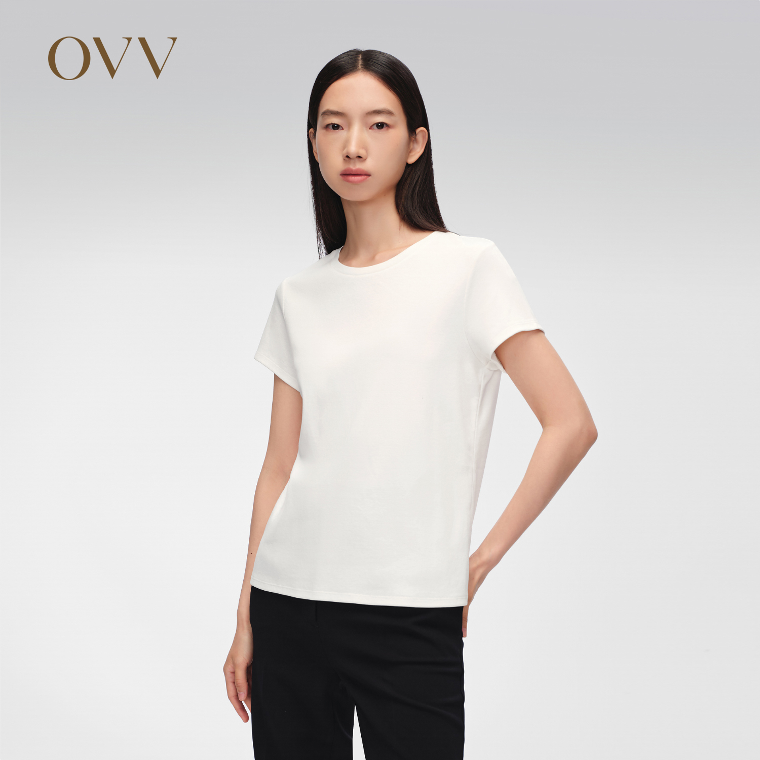 孙俪同款春夏新款T恤短袖OVV