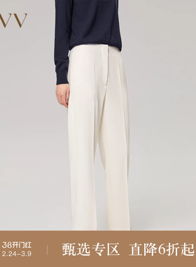 【日本进口三醋酸】OVV秋冬女装经典简约利落通勤休闲裤