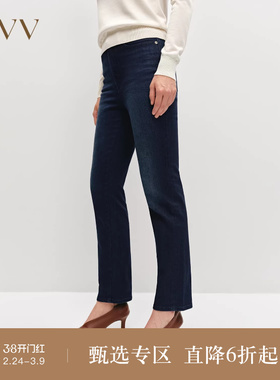 OVV秋冬热卖女装意大利进口棉质面料简约休闲易搭牛仔裤